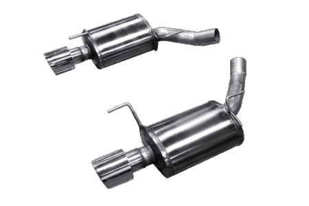ARH Axleback Exhaust System SS Tips (05-2009 GT500/Mustang 3 Valve) MST-05212AXBK