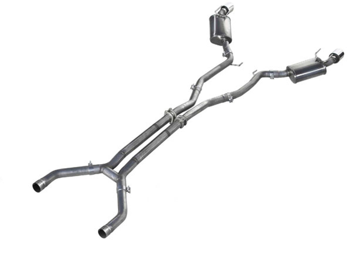 ARH Catback Exhaust System Pure Thunder Muffler (10-15 Camaro V6) CAV6-10300SCBK