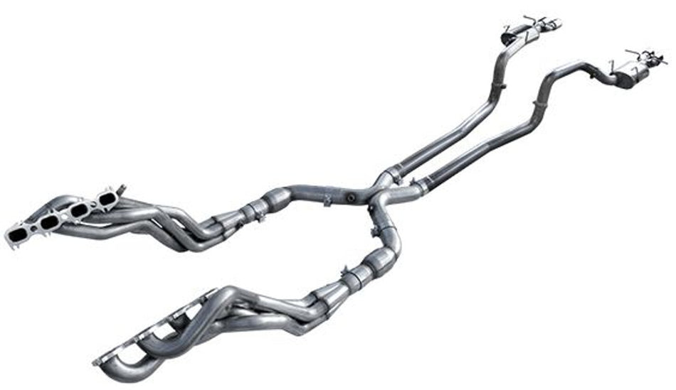 ARH Full 3" Exhaust System 1-7/8" Header Catted X-Pipe (15-19 Shelby GT350) MTSH3-16178300FSWC