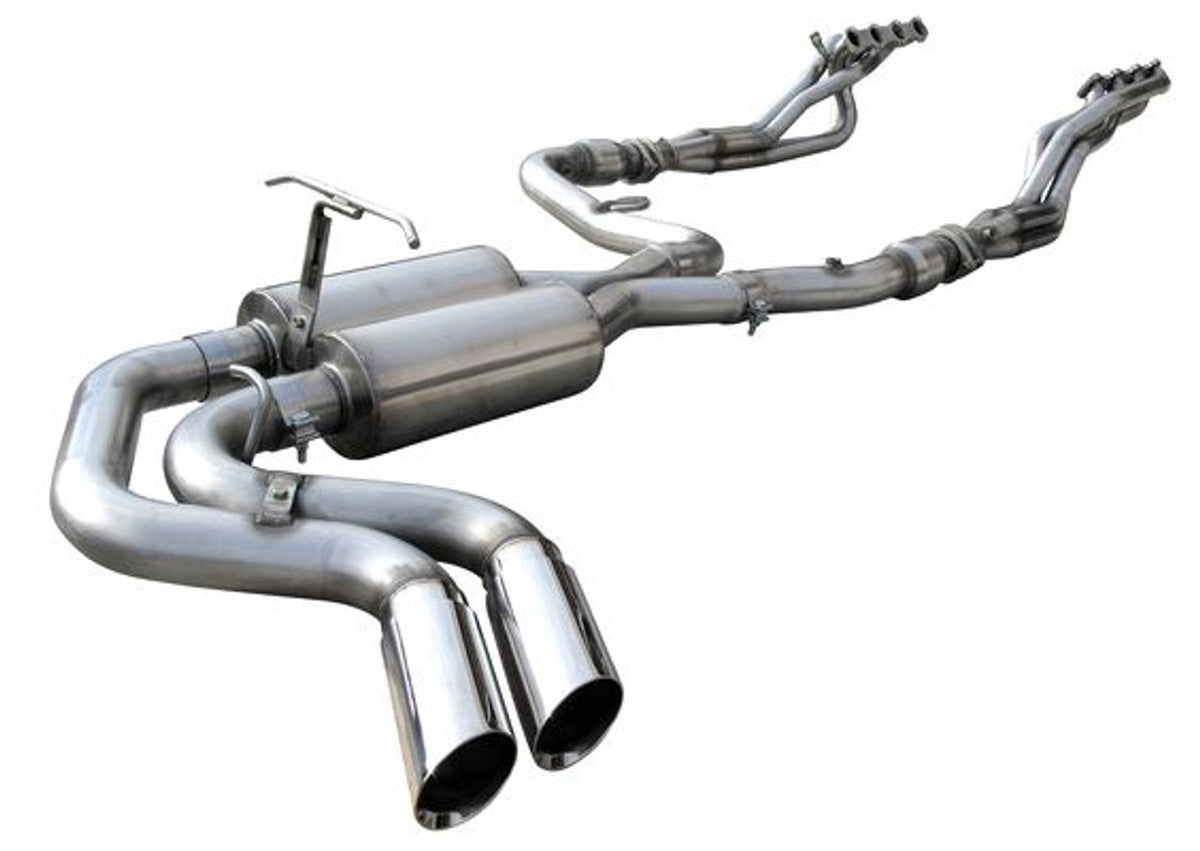 ARH Full Exhaust System 1-7/8" Header Catted X-Pipe Dual Mufflers (99-04 Ford Lightning) LT-99178300FSWC