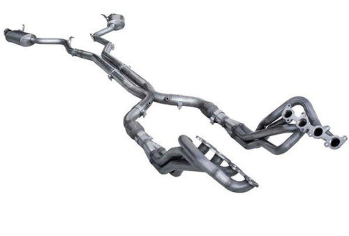 ARH Full Exhaust System 1-7/8" Headers Off Road X-Pipe (2018 - 2023 Mustang GT Coupe) MTC5-18178300FSNC