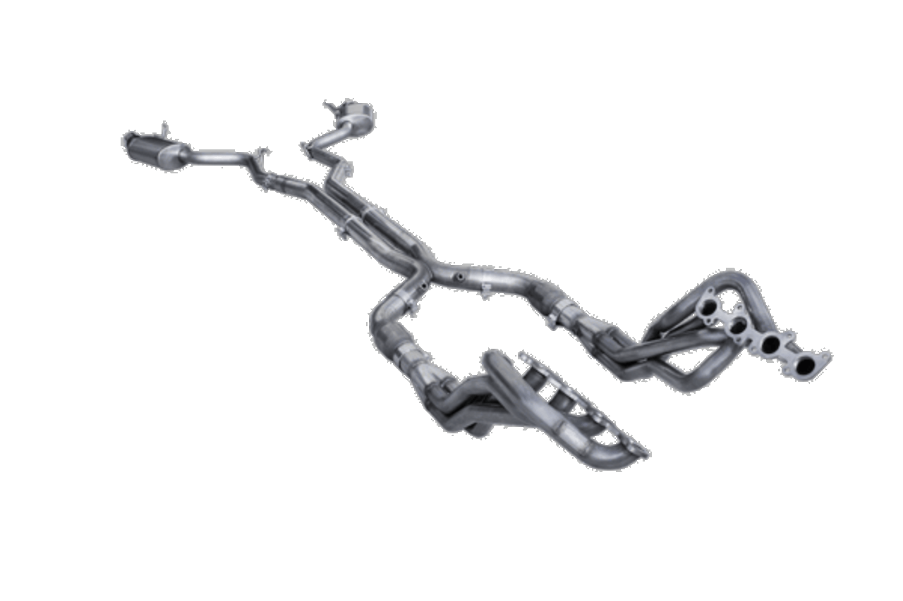 ARH Full Exhaust System 2" Header Off Road X-Pipe (2015 - 2017 Mustang GT Coupe) MTC5-15200300FSNC