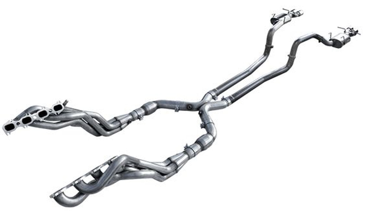 ARH Full 3" Exhaust System 2" Header Off Road X-Pipe (2016 - 2021 Shelby GT350) MTSH3-16200300FSNC