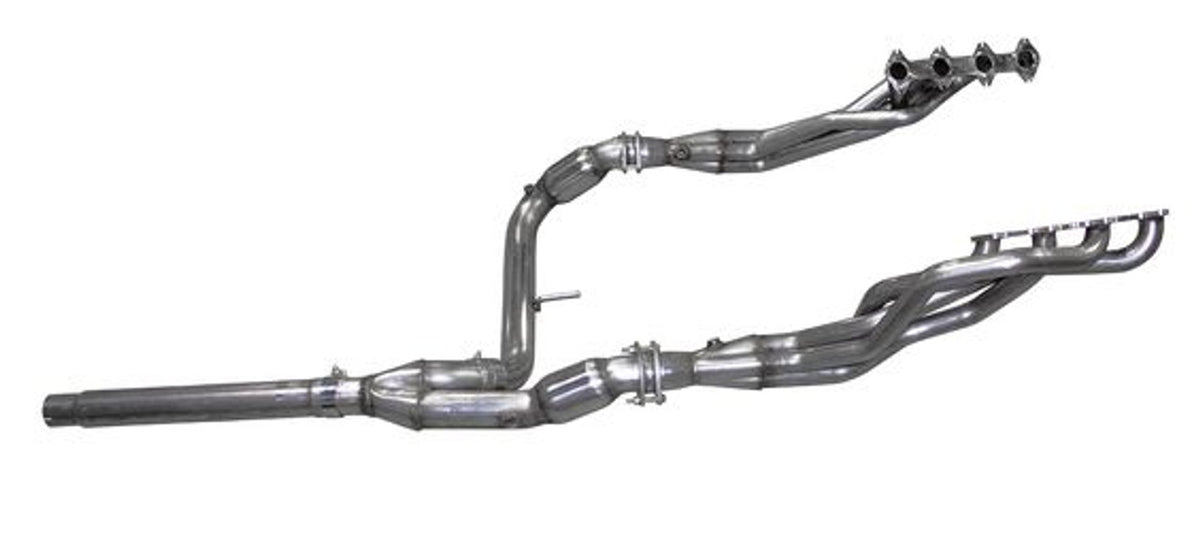 ARH Long Exhaust System 1-5/8" Header Catted Y-Pipe (04-08 F150 5.4L) F150-04158300LSWC