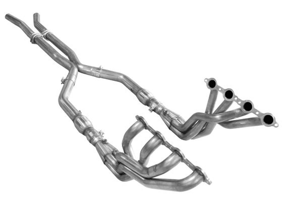 ARH Long Exhaust System 1-7/8" Header Catted X-Pipe (10-15 Camaro V8 LS3/L99/ZL1/1LE) CAV8-10178300LSWC