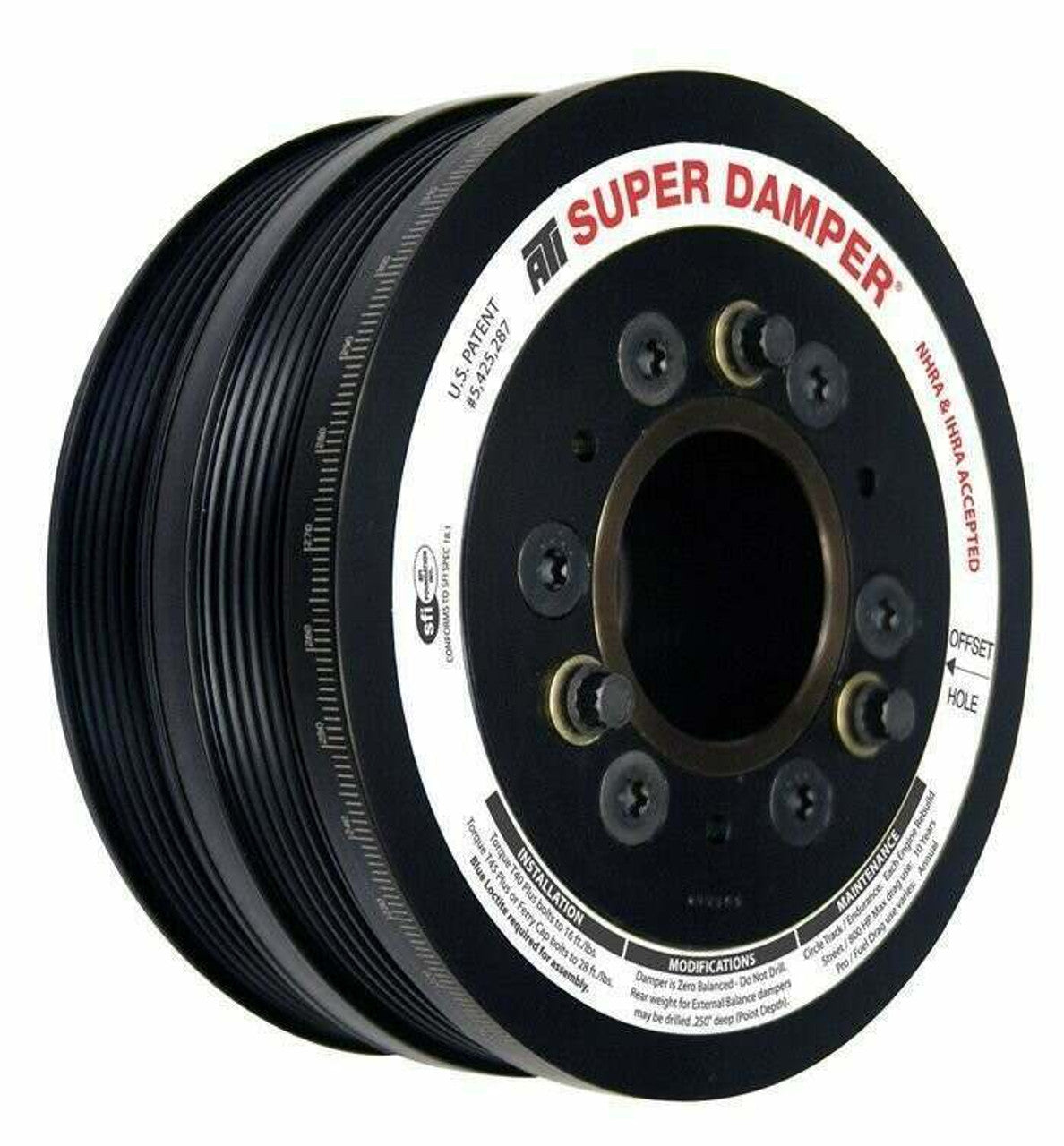 ATI Damper 6.78in 6 & 4 Grv Damper w//AC Pulley Kit (2015+ F-150 Coyote 5.0L) ATI918055