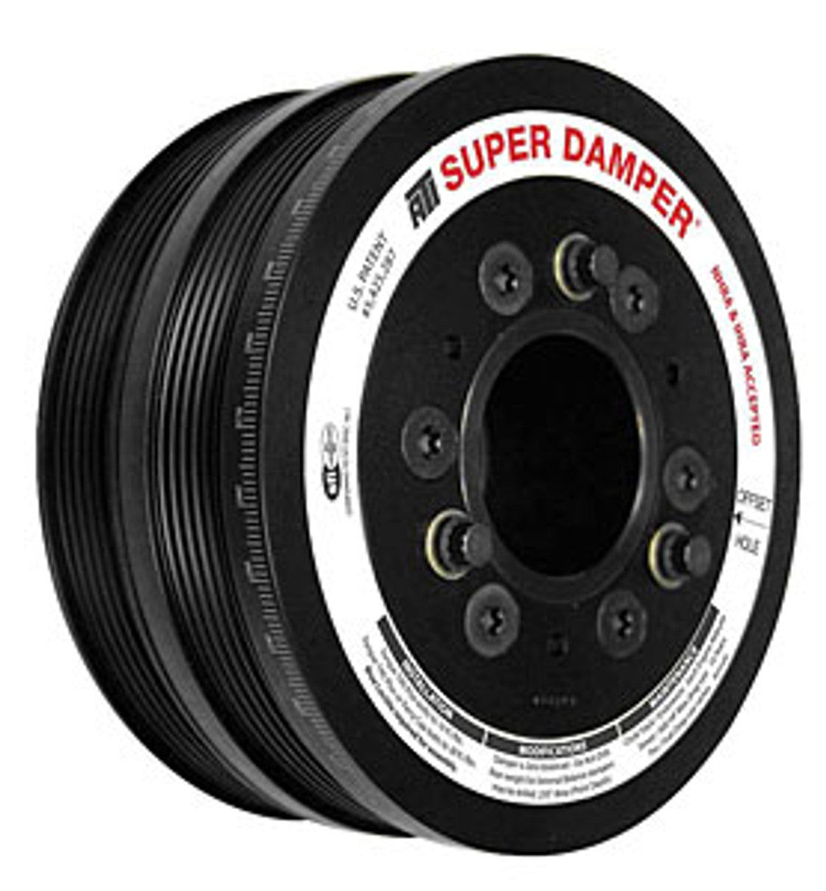 ATI Super Damper SFI Stock Replacement 6 Rib (2011-2025 Mustang GT ) 918047
