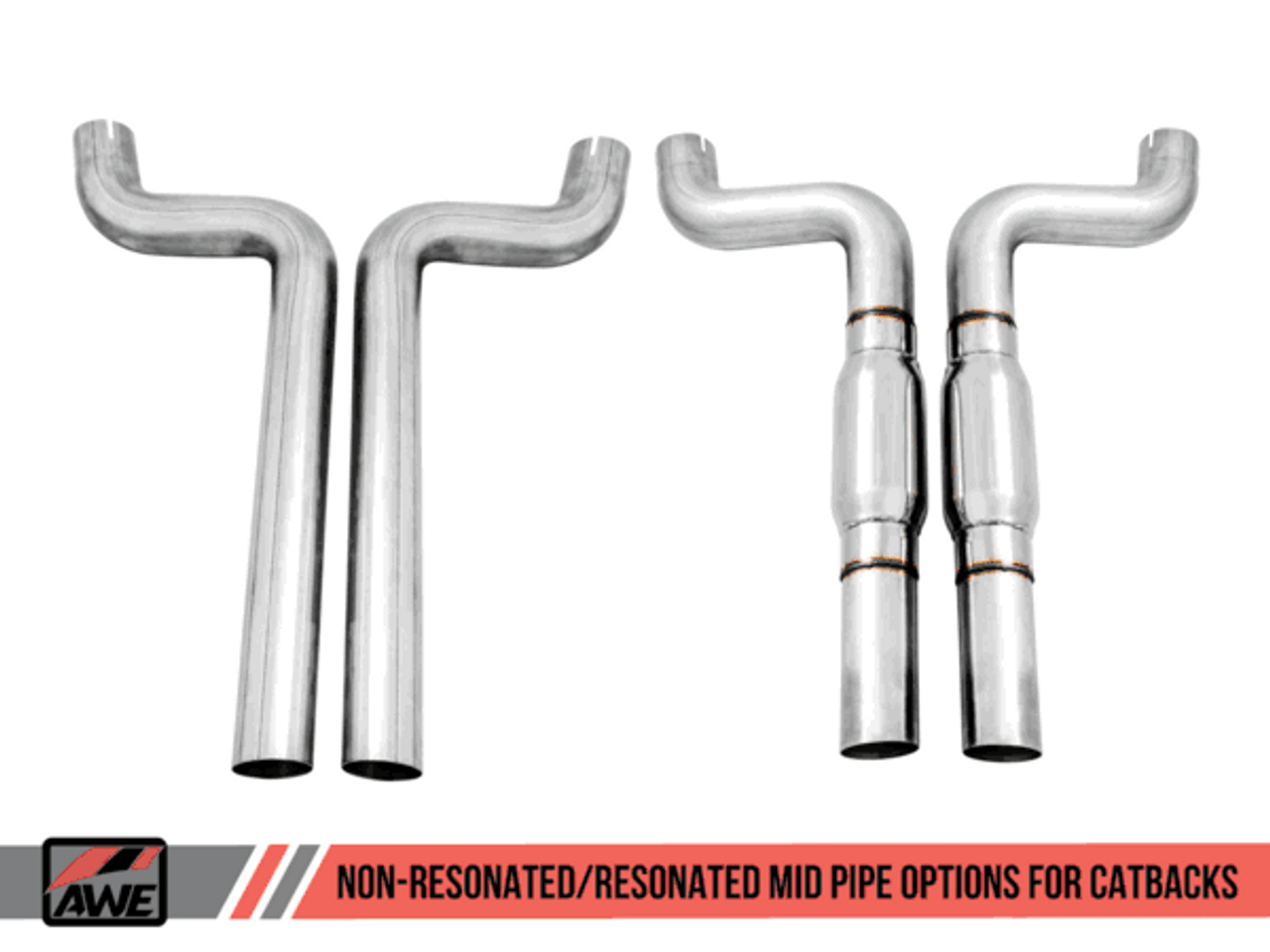 AWE Cat-Back Non-Resonated Exhaust Track Edition Quad Outlet Black Tips (16-18 Camaro Coupe SS Manual/ZL1) 3020-43074