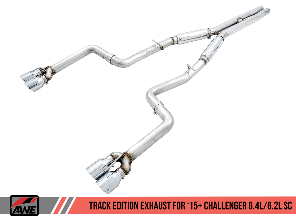 AWE Track Edition Exhaust Stock Tips (2015+ Challenger 6.4L/Hellcat & Demon 6.2L SC) 3015-11050