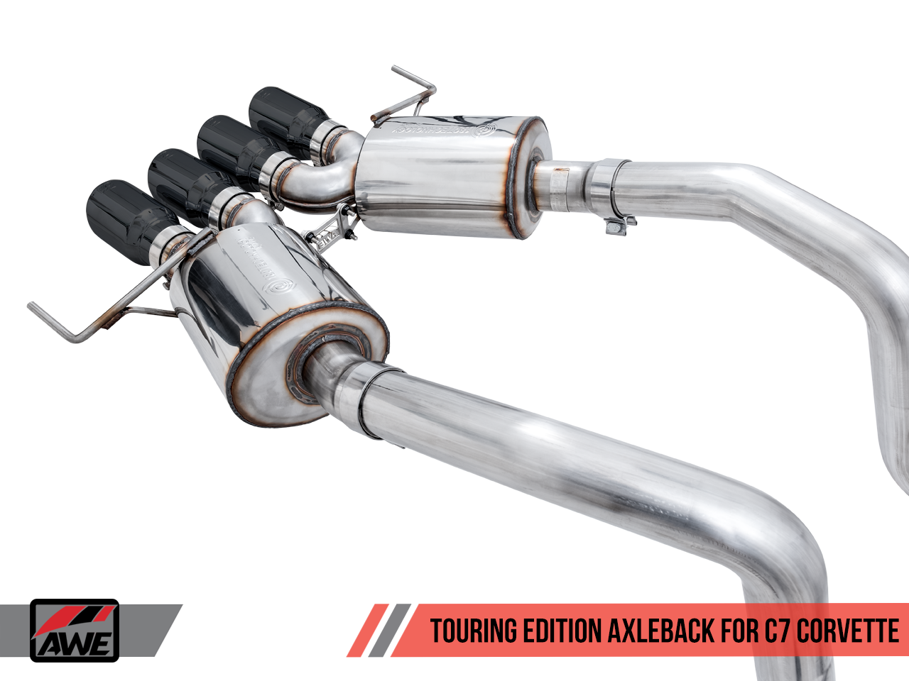 AWE Touring Edition Axleback Exhaust Chrome Tips (14-19 C7 Corvette) 3015-42133