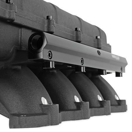 Holley EFI Ultra Lo-Ram Intake Manifold Black Ford Coyote 2015-2020 GT350/2019-2022 GT500 Throttle 300-912BK