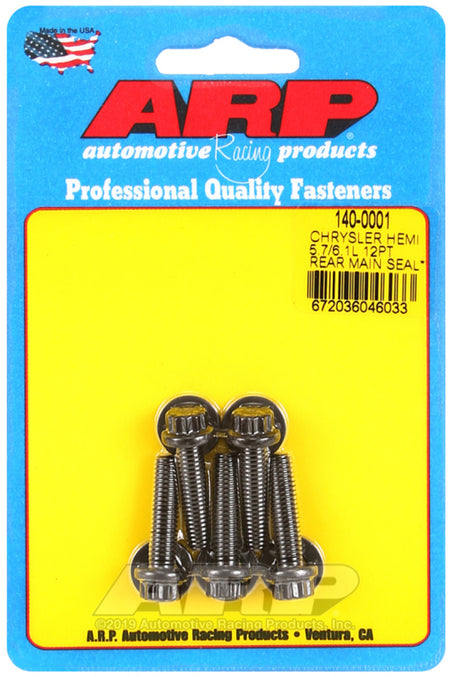 ARP Chrysler Hemi 5.7/6.1L 12pt Rear Main Seal Plate Bolt Kit - 140-0001