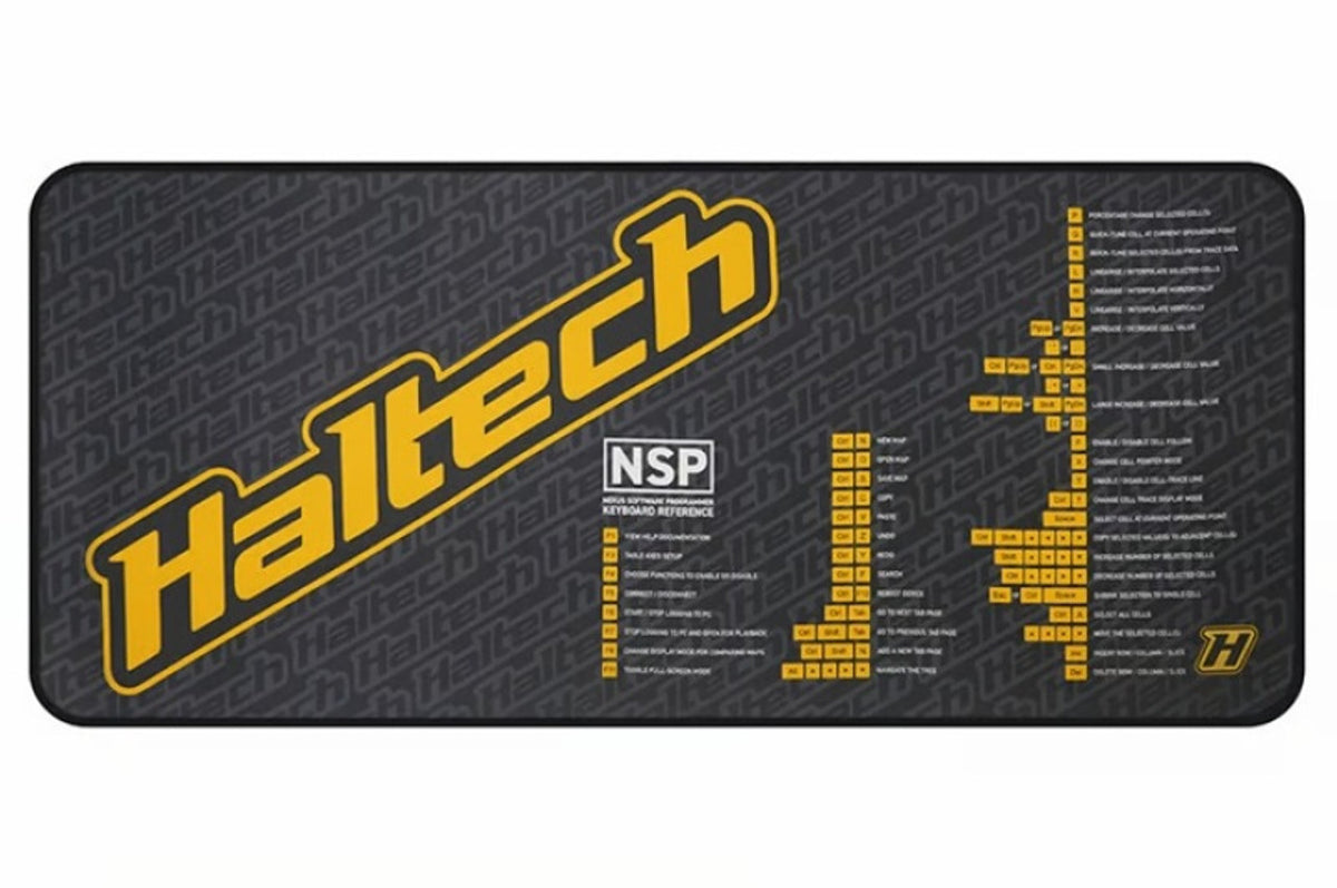 Haltech NSP Shortcuts Fat Mat / Desk Mat - HT-309037