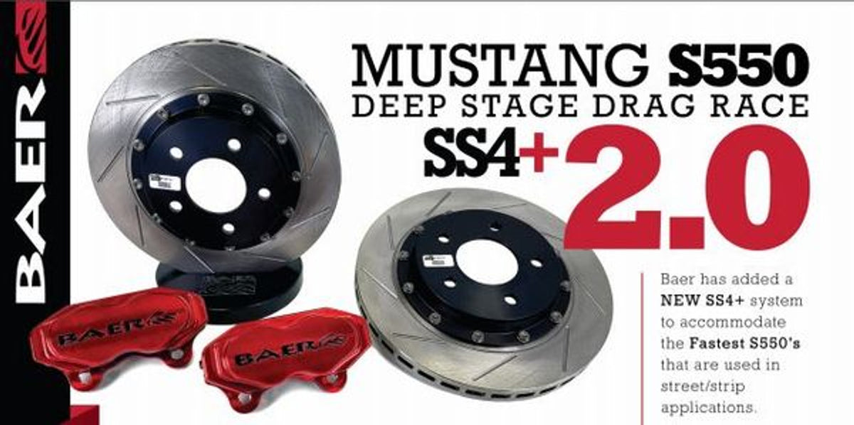 Baer SS4 Deep Stage Front Brake Kit 2.0 Drag Race (2015 - 2023 Mustang) 4261560