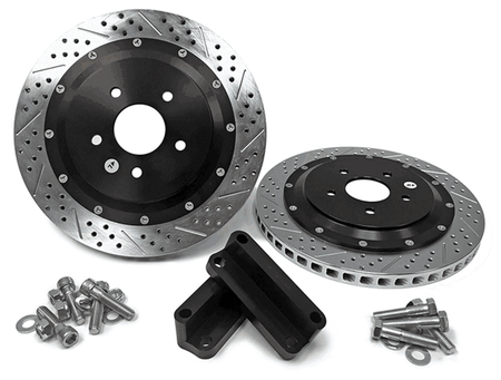 Baer Rear EradiSpeed+1 Rotor Upgrade (1997 - 2013 Corvette C5 / C6) 2302021