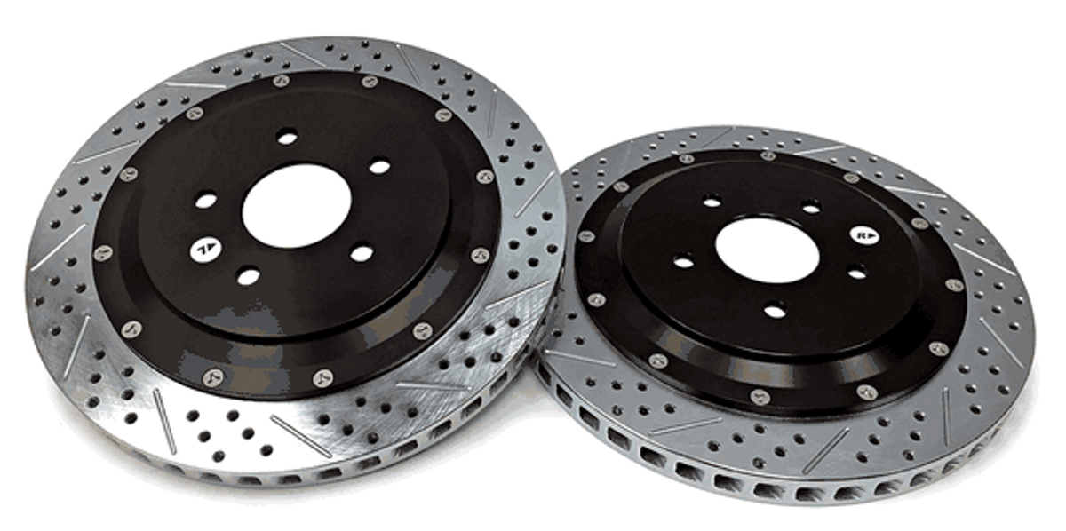 Baer Rear EradiSpeed+1 Rotor Upgrade (1997 - 2013 Corvette C5 / C6) 2302021