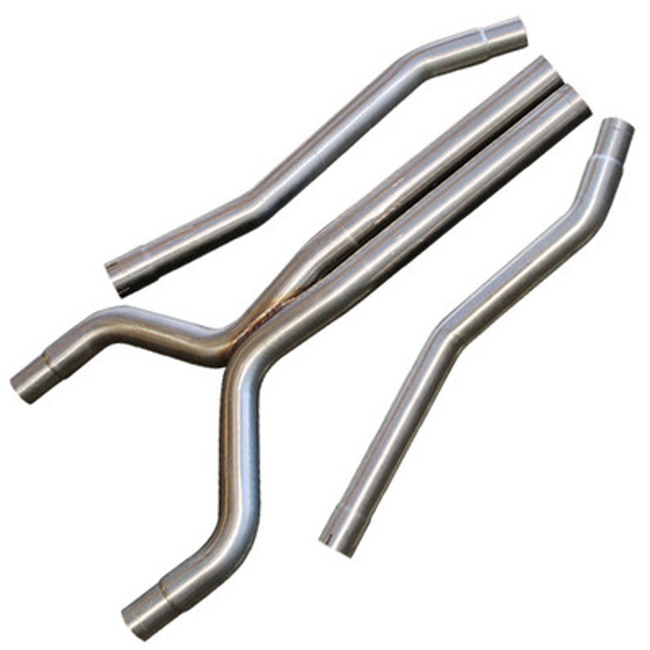 BBK 10-11 Camaro V6 2-1/2" X-Pipe Aluminized 4024