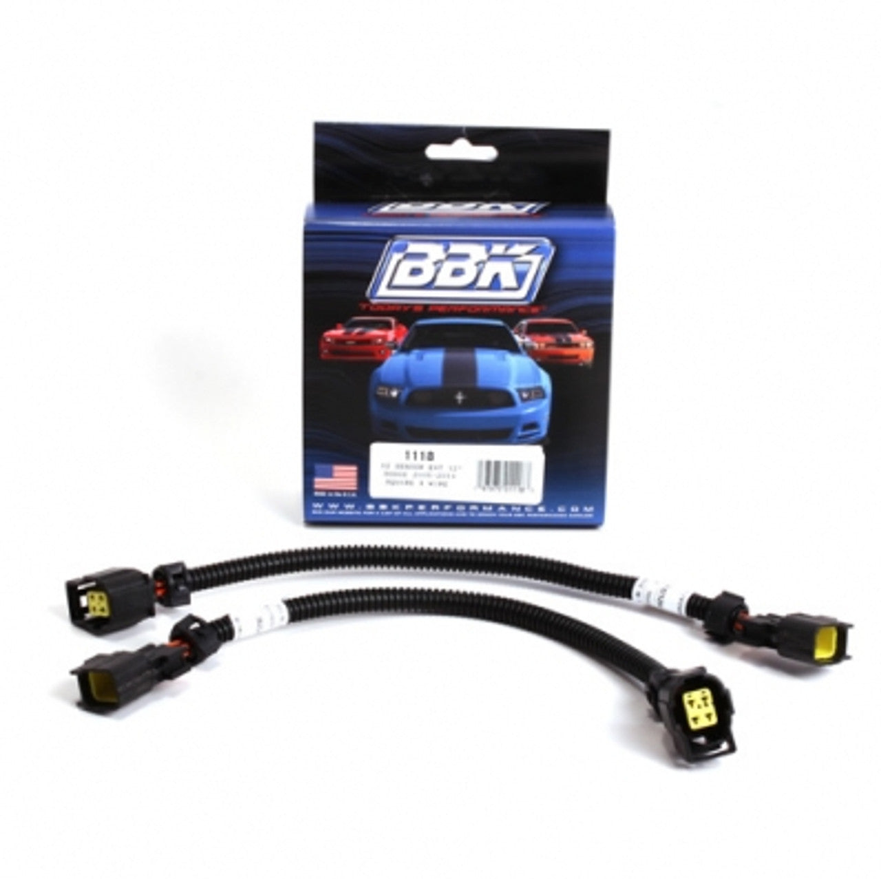 BBK 12" 4 Pin Square Style - O2 Sensor Extension Harness Kit (2005-2024 Dodge/Jeep) 1118