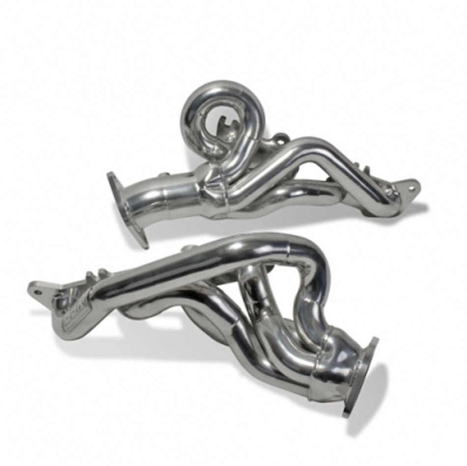 BBK Shorty Tuned 1-3/4" Headers Silver Ceramic (15-17 Mustang GT) 18480