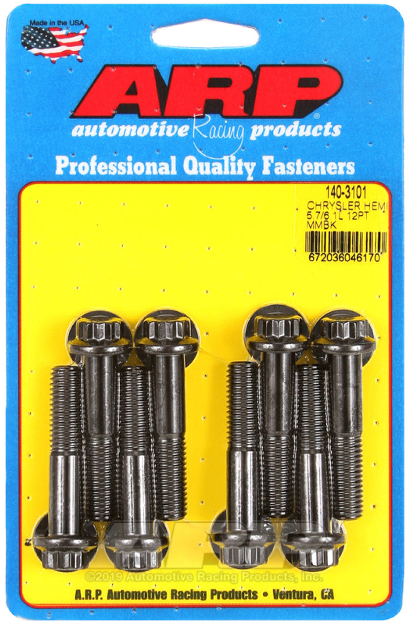 ARP Chrysler Hemi 5.7/6.1L 12pt Motor Mount Bolt Kit - 140-3101