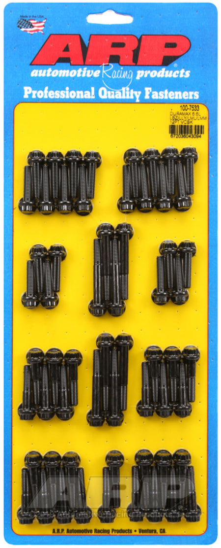 ARP Duramax 6.6L LBZ/LLY/LML/LMM 12pt Valve Cover Bolt Kit - 100-7533