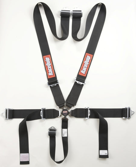 RaceQuip Black SFI CAMLOCK 5pt PD Lap Seat Belt - 741001
