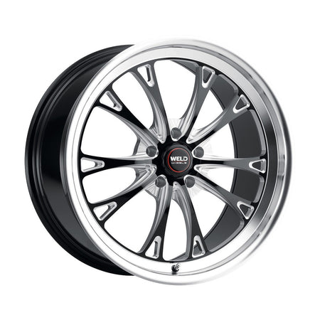Weld 20x5 Belmont Drag Wheel 5x114.3 ET -38 BS 1.66 Gloss Black (2020 - 2022 Shelby GT500) S1570C067N38