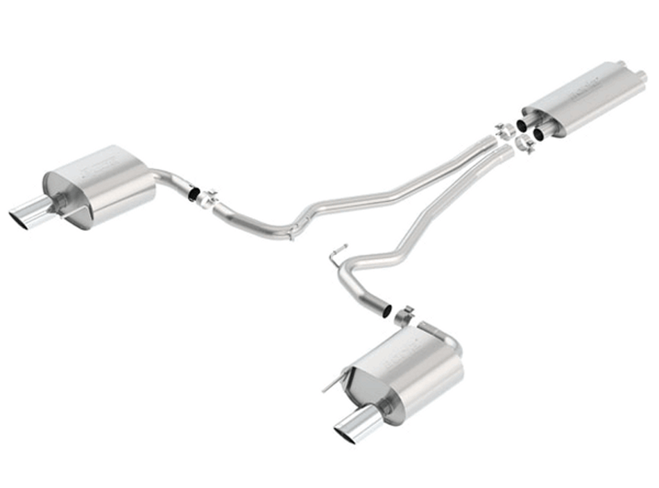 Borla 2.25" ATAK Catback Exhaust (2015-2017 Mustang V6) 140588