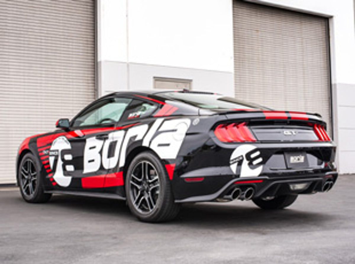 Borla ATAK Catback Active Exhaust Polished (2018-2023 Mustang GT) 140743