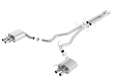 Borla ATAK Catback Exhaust Uses Factory Valence (2015-2020 Shelby GT350) 140684