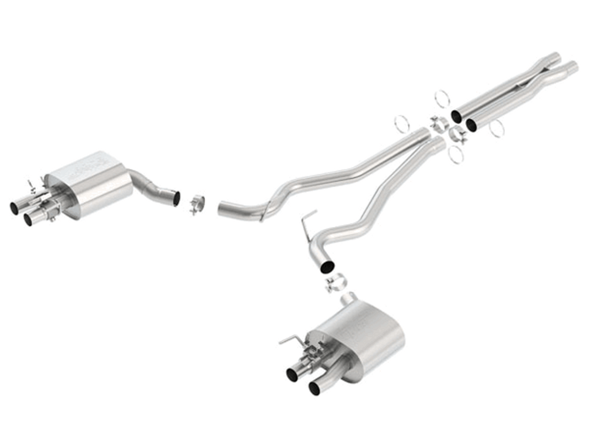 Borla ATAK Catback Exhaust Uses Factory Valence (2015-2020 Shelby GT350) 140684