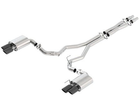 Borla ATAK Catback Exhaust W/O Active Valves Black (2018-2023 Mustang GT) 140746BC
