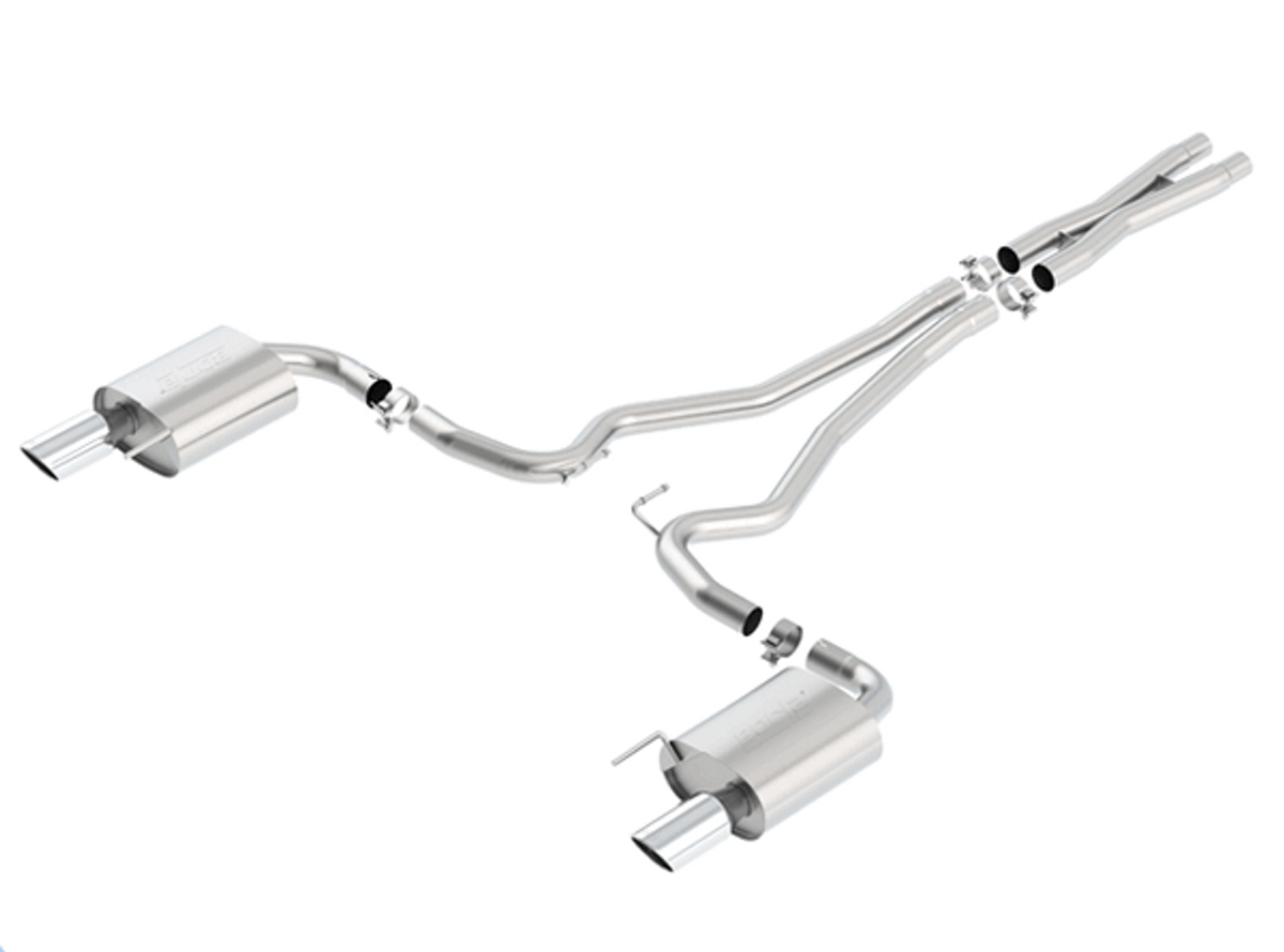 Borla 2.25" ATAK Catback Exhaust (2015-2023 Mustang Ecoboost) 140585