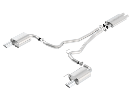 Borla 2.5" Touring Catback Exhaust (2015-2017 Mustang GT / 2024 Mustang GT) 140589
