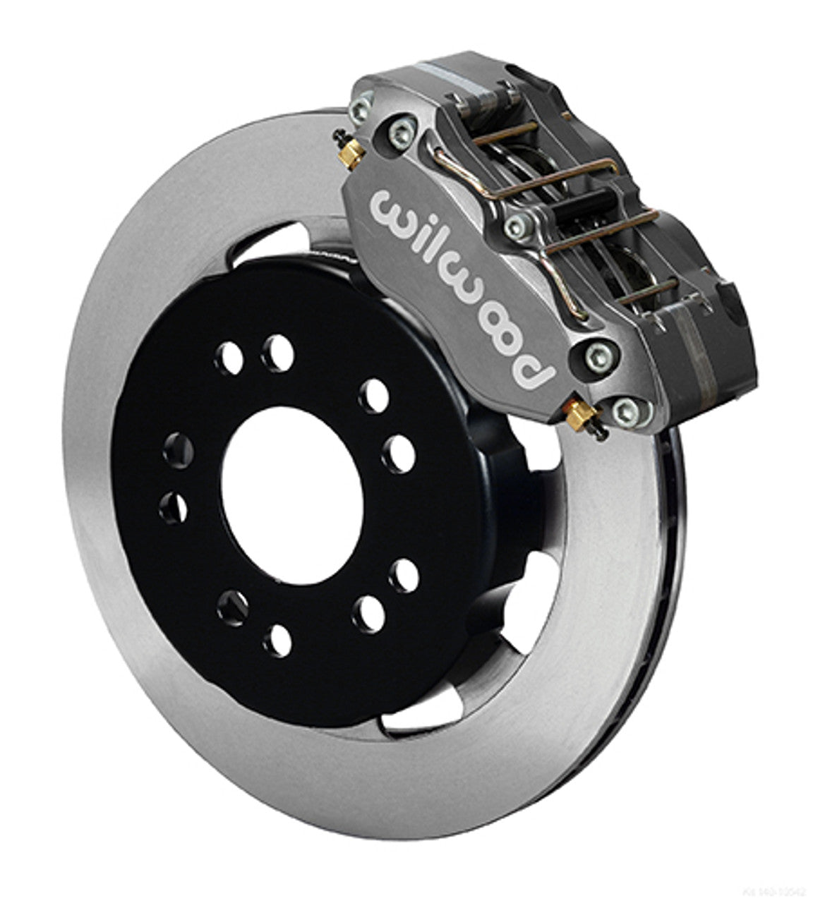 Wilwood Dynapro Radial Front Drag Brake Kit 11.75" Black Anodized (05-14 Mustang) 140-10542