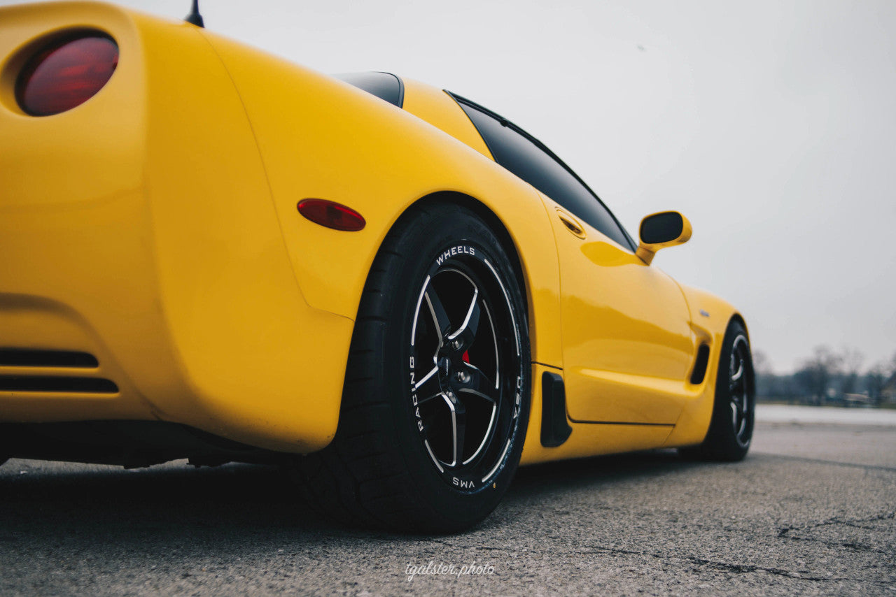 VMS Street Drag Race V-Star 18x9.5 FR / 18x10.5 RR Wheel Package (1997-2004 C5 Corvette) VWST052 & VWST039