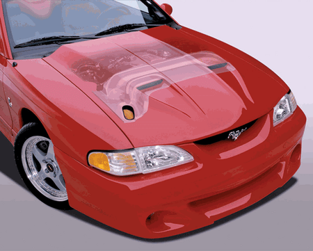 Cervinis Ram Air Hood & Kit (94-95 Mustang 5.0L) 9018