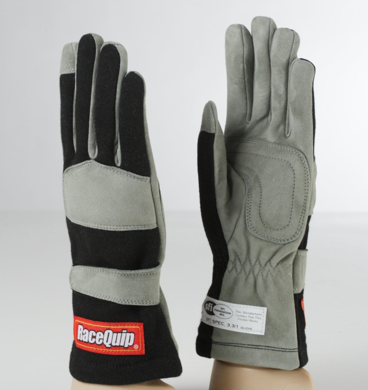 RaceQuip Black 1-Layer SFI-1 Glove - Small - 351002