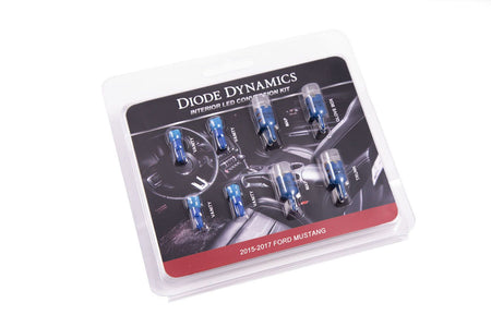 Diode Dynamics Interior LED Conversion Kit Stage 2 440 Lumens Blue (2015 - 2017 Mustang) DD0222