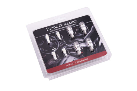 Diode Dynamics Interior LED Conversion Kit Stage 1 300 Lumens Cool White (2015 - 2017 Mustang) DD0225