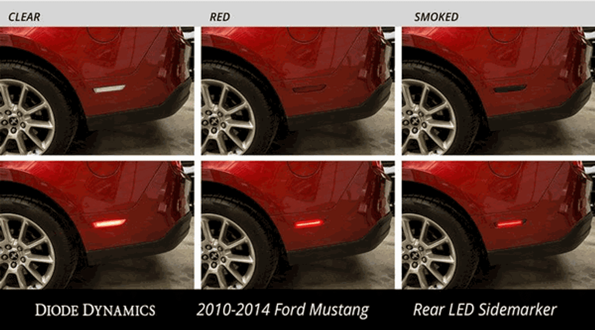 Diode Dynamics LED Sidemarkers Smoked (10-14 Mustang) DD5060