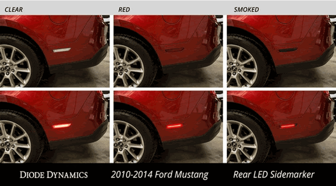 Diode Dynamics LED Sidemarkers Smoked (10-14 Mustang) DD5060
