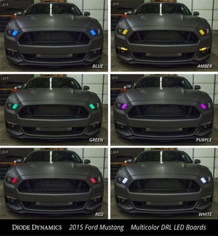 Diode Dynamics DRL LED Boards Multicolor (2015 - 2017 Mustang) DD2007
