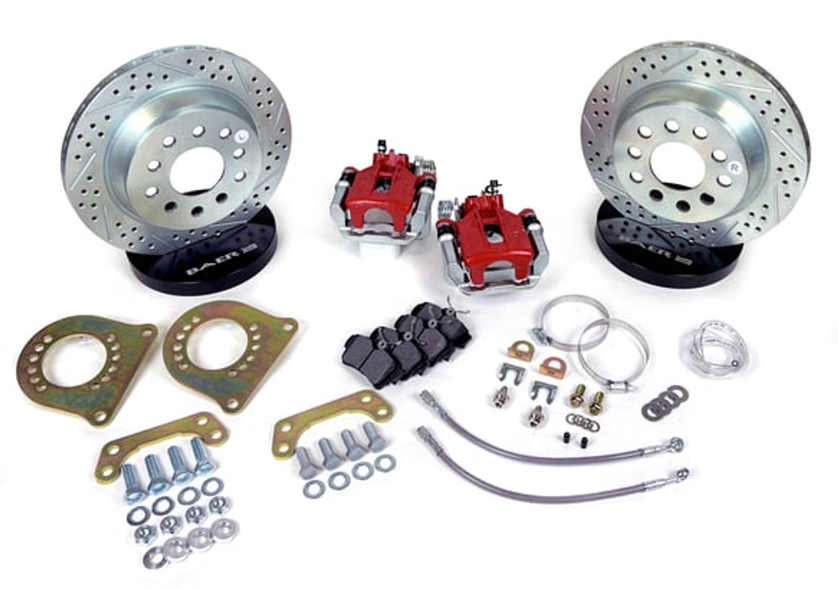 Baer Brakes 11.65" Classics Series Rear Brake System (Ford 8.8" C-Clip Rear Ends w/2.5" Axle Standoff, 5 Lug) 4262748R
