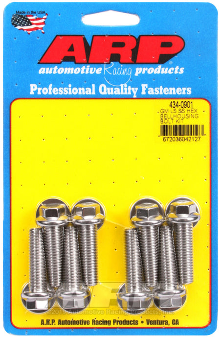 ARP GM LS Hex Bellhousing Bolt Kit - 434-0901