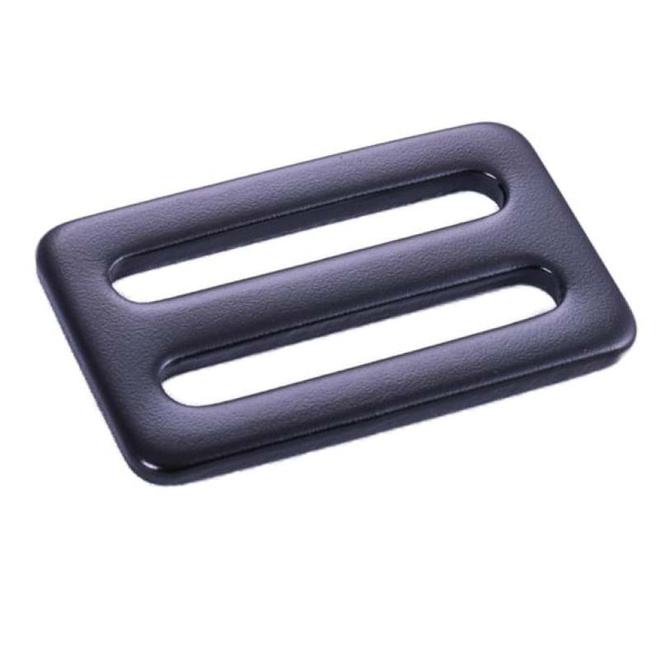 RaceQuip 2 In. Wide 3 Bar Slide Seat Belt Adjuster & Mounting Hardware / Forged Steel - Black - 700985