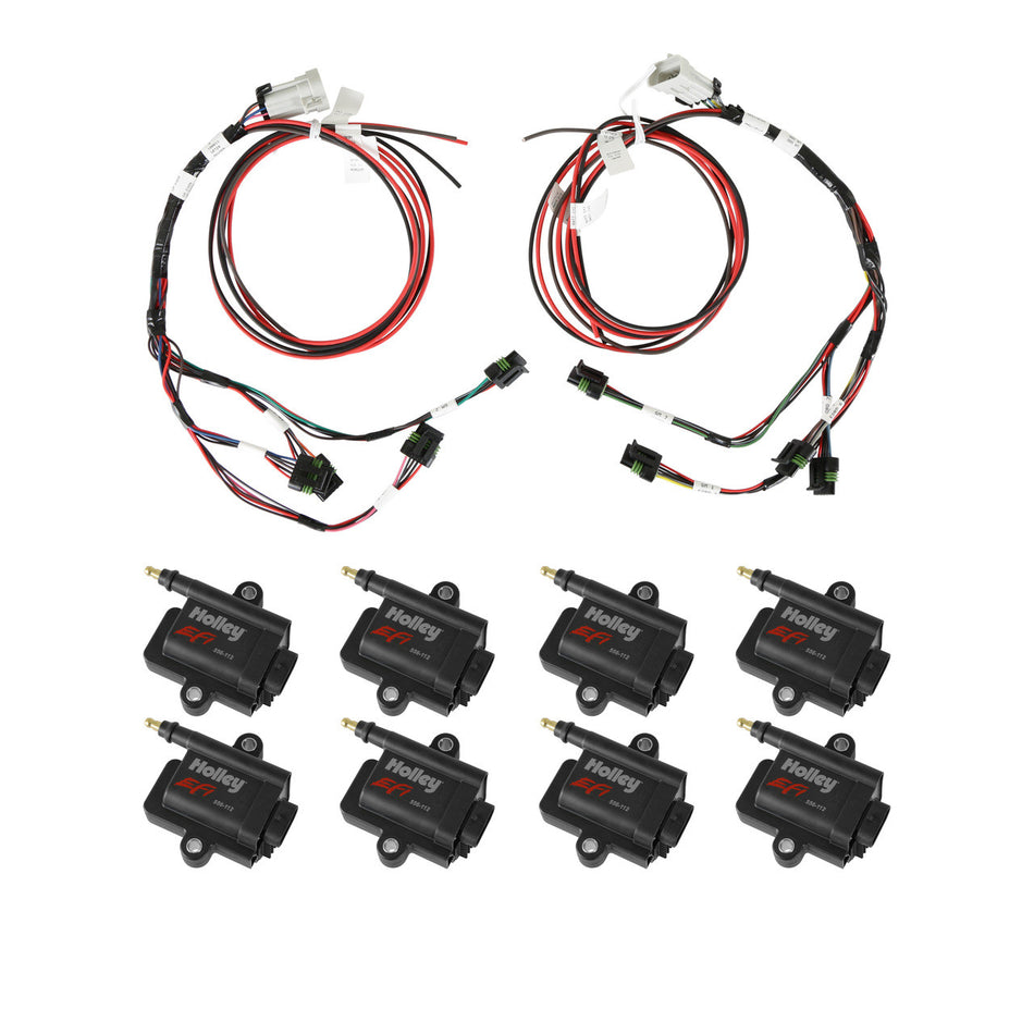 Holley EFI Big Wire Coil-Near-Plug Smart Coil Kit 556-128