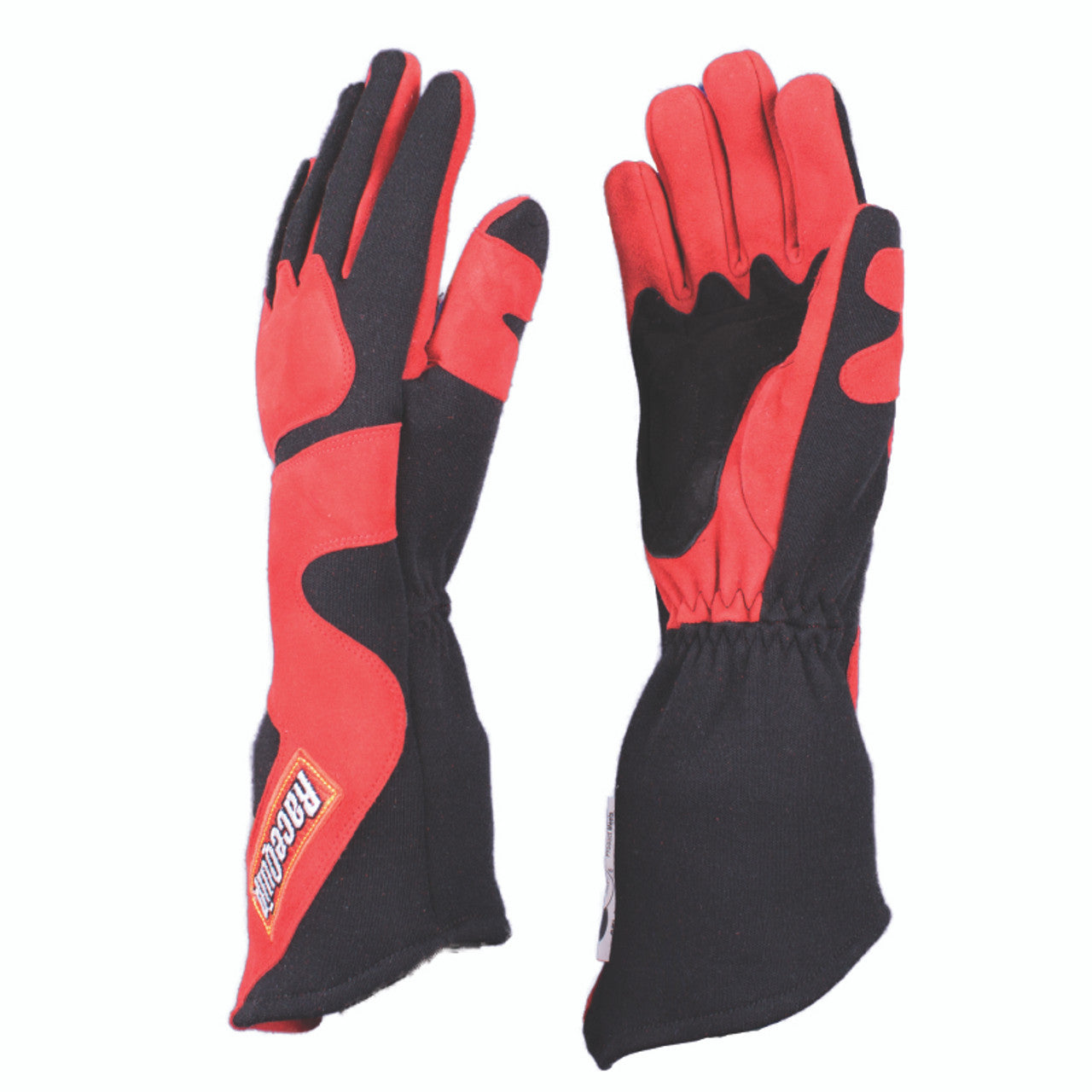 RaceQuip SFI-5 Red/Black XL Long Angle Cut Glove - 358106