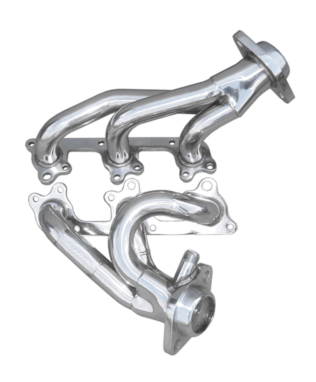 Pypes Short Tube Headers Stainless (2005 - 2010 Mustang V6) HDR56S