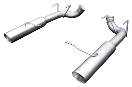 Pypes Axle Back Pype Bomb Exhaust System Stainless (2011 - 2014 Mustang V6) SFM79MS